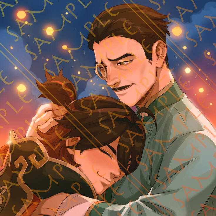 Dad's Hug 8.5" x 11" $50