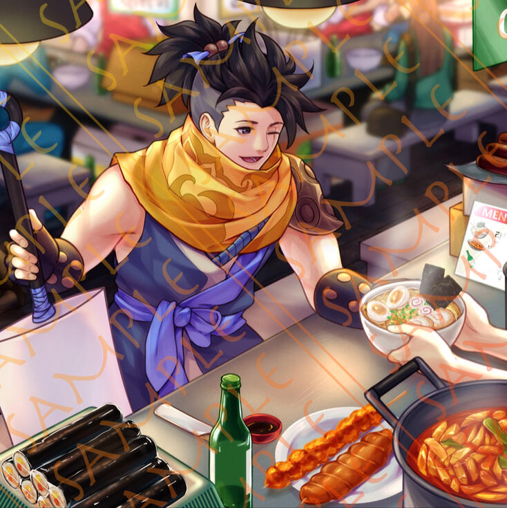 Ramen Please 8.5" x 11" $50